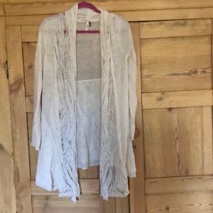 Free people open cardigan sweater